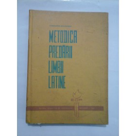   METODICA  PREDARII  LIMBII  LATINE  -  Constantin  DRAGULESCU